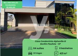 Casa à venda em Bonfim Paulista