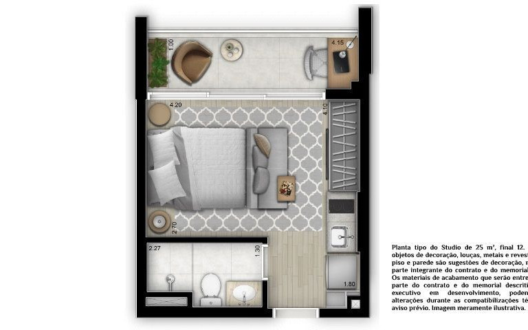 Condomínio Vitrali Moema Apto ST0008RETF