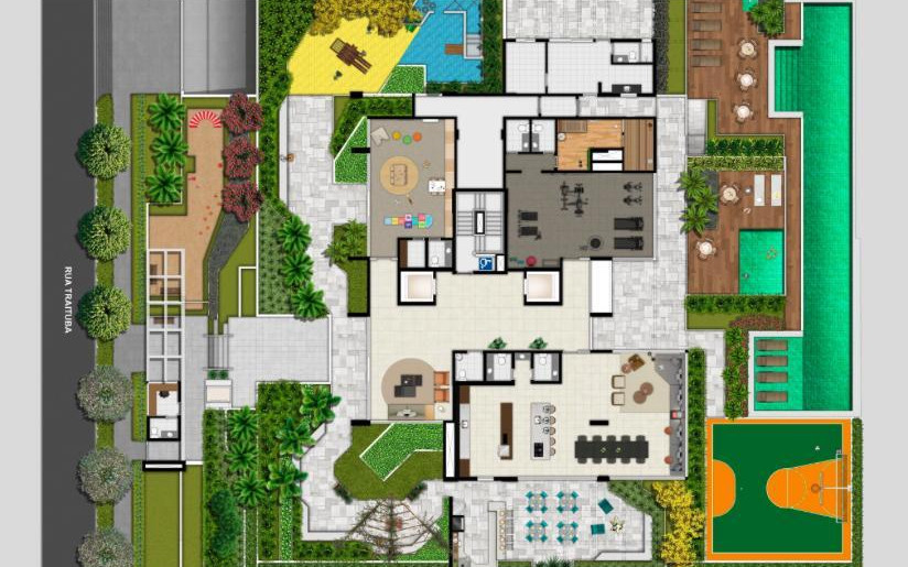 Contemporâneo Apto AP4283RETF