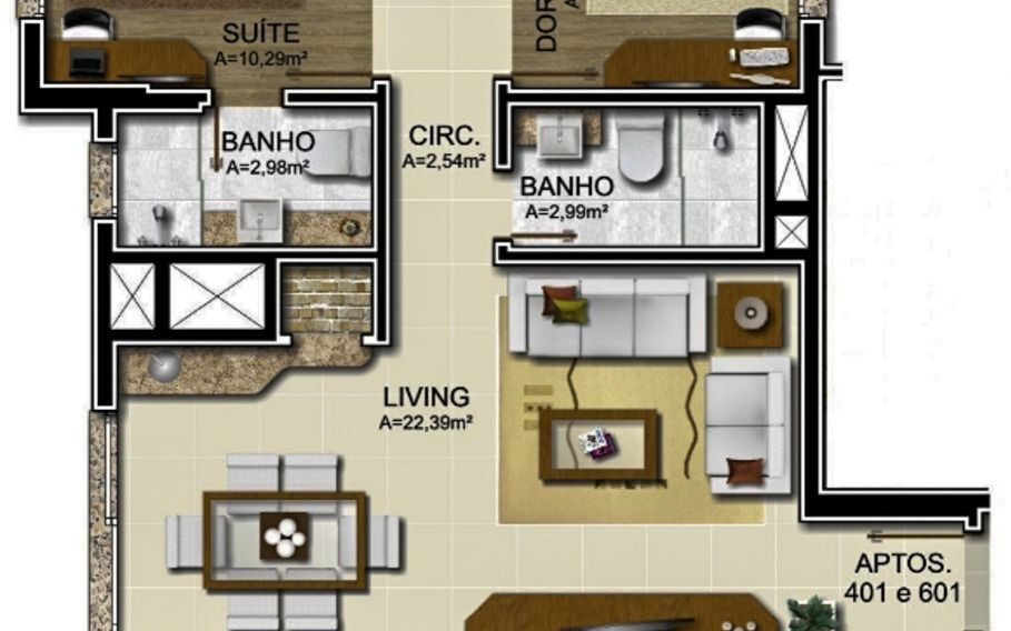 Edifício Sinimbu Apto AP7731LEDN