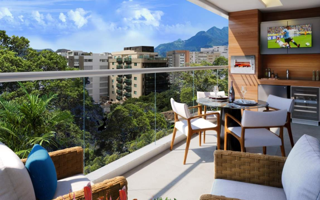 Inside Tijuca Residences