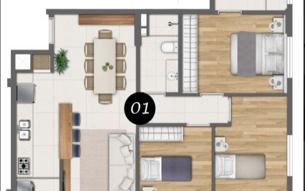 Park House Condomínio Club Apto AP0459REWF