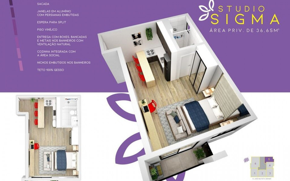 Residencial Aster Apto ST0004QUBC