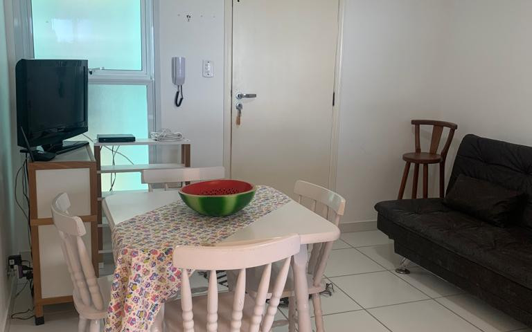 "Locação: Apartamento mobiliado com 02 quartos, lazer completo e internet inclusa!"