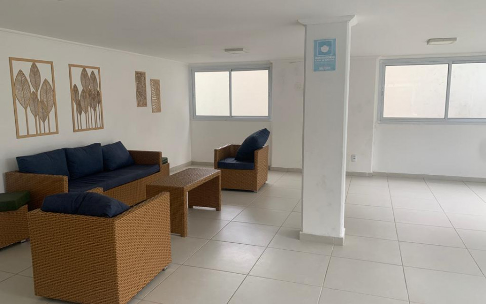 "Locação: Apartamento mobiliado com 02 quartos, lazer completo e internet inclusa!"