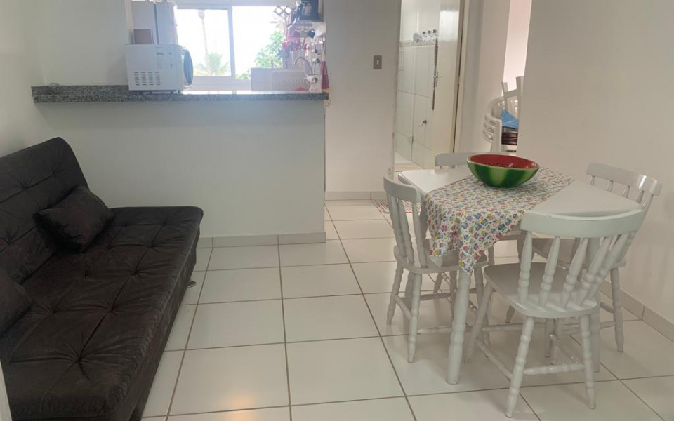 "Locação: Apartamento mobiliado com 02 quartos, lazer completo e internet inclusa!"